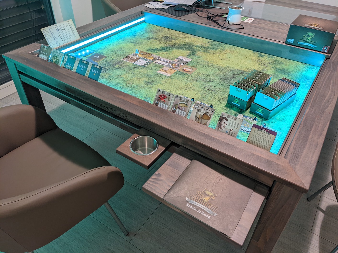 Brettspieltisch happyluza hungryluza gaming table top